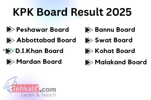 📢KPK Matric Result 2025 – Class 9th & 10th Results for All Boards